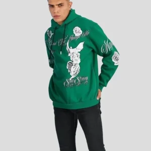 Kapusonlu erkek ve kadin kazak