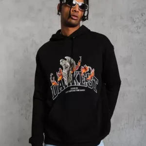 Kapusonlu siyah sweet