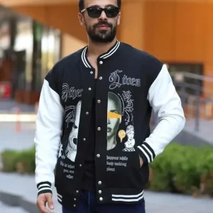 Siyah ve beyaz Ceket