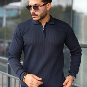 Mavi erkek polo