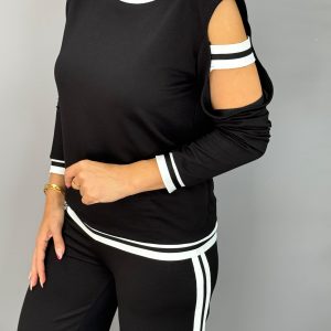 Uzun kollu siyah asurtman